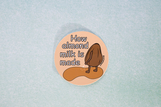 Almond Milk Sticker