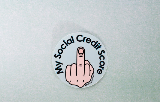 Credit Score Sticker