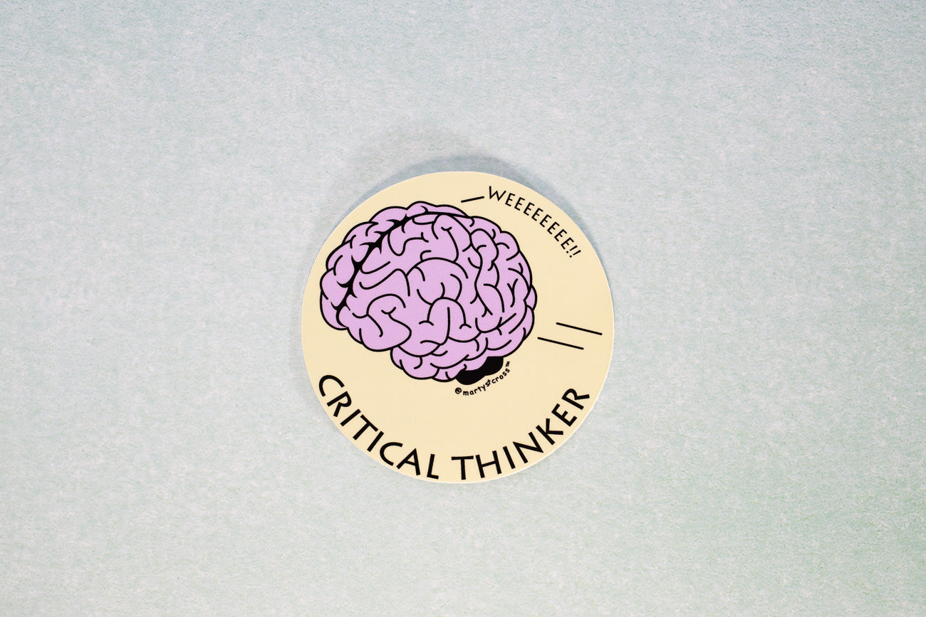 Critical Thinker Sticker