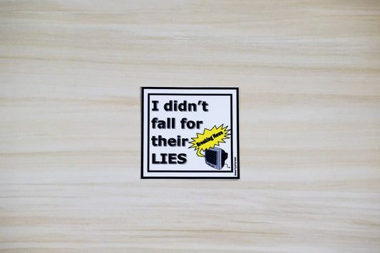 TV Lies Sticker