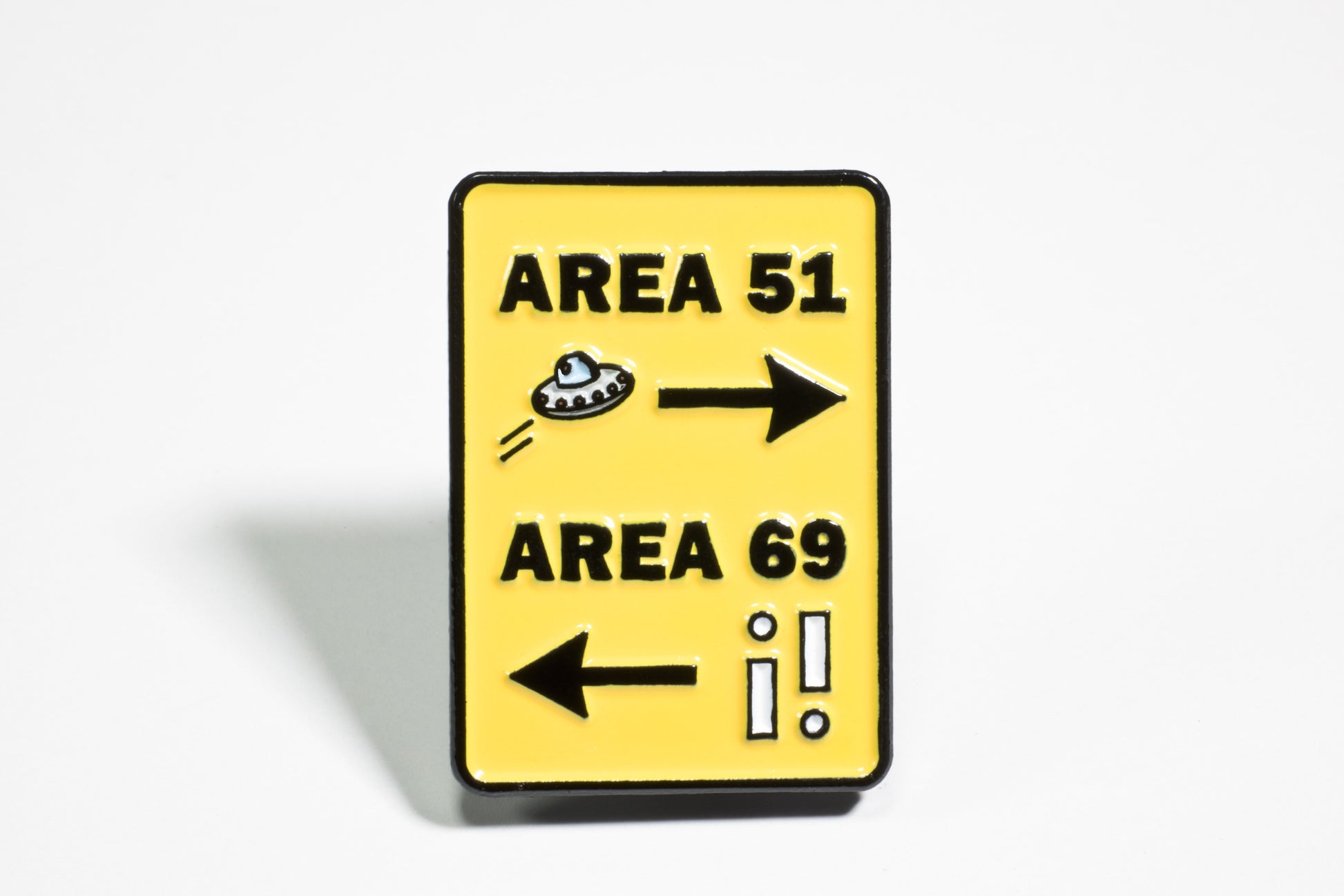 UFO Signage Pin 1